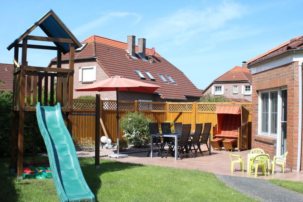 Ferienhaus Merlin ノルデン エクステリア 写真
